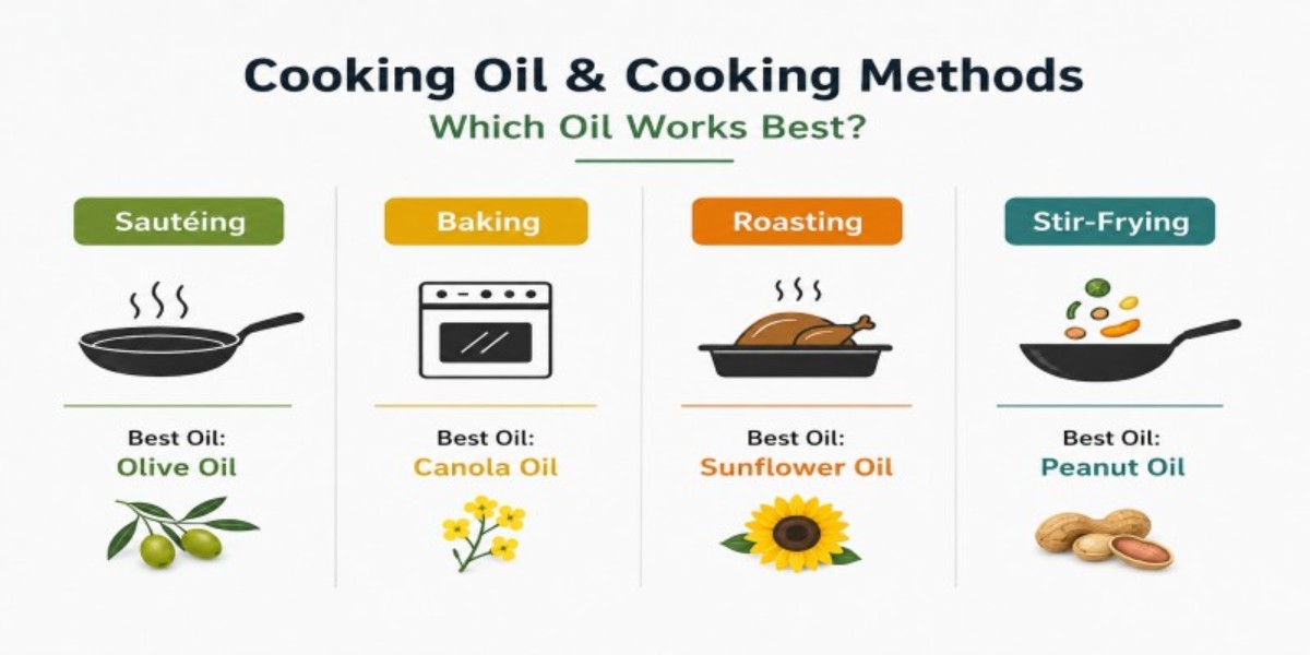 Cooking Oil and Different Cooking Methods: Which Oil Works Best for Sautéing, Baking, Roasting, and Stir-Frying?